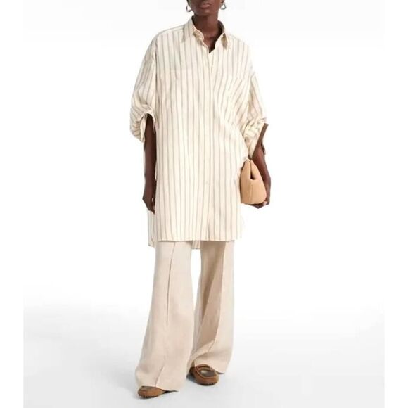 Brunello Cucinelli Monili Suede Driving Mules Brown 36 - Picture 9 of 9